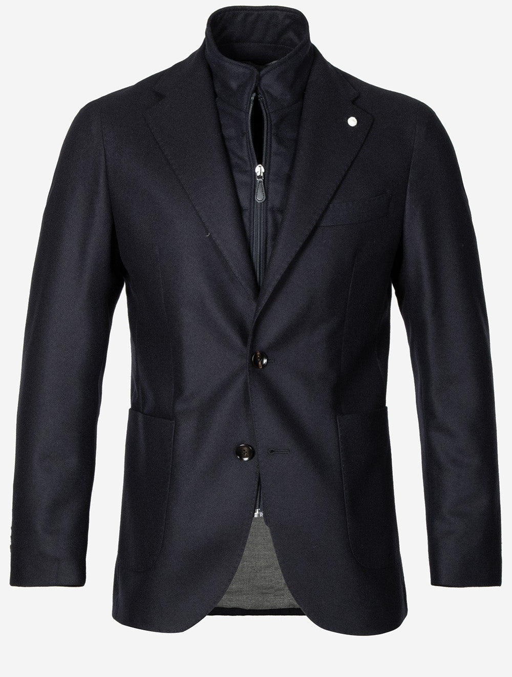 Plain Scooter Jacket Navy
