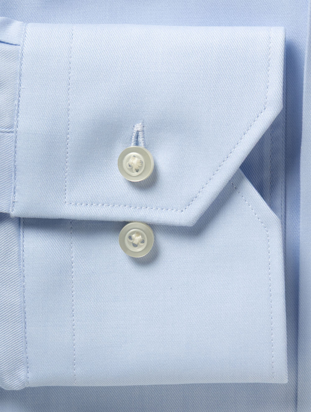 Slim Fit Plain Shirt Blue