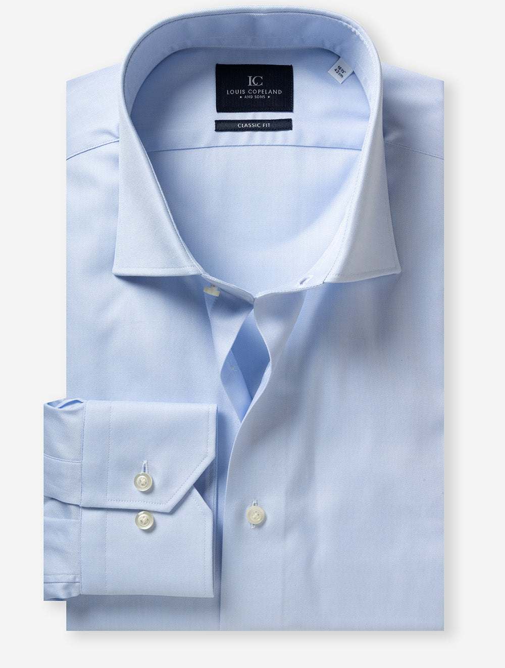 Classic Fit Plain Shirt Blue