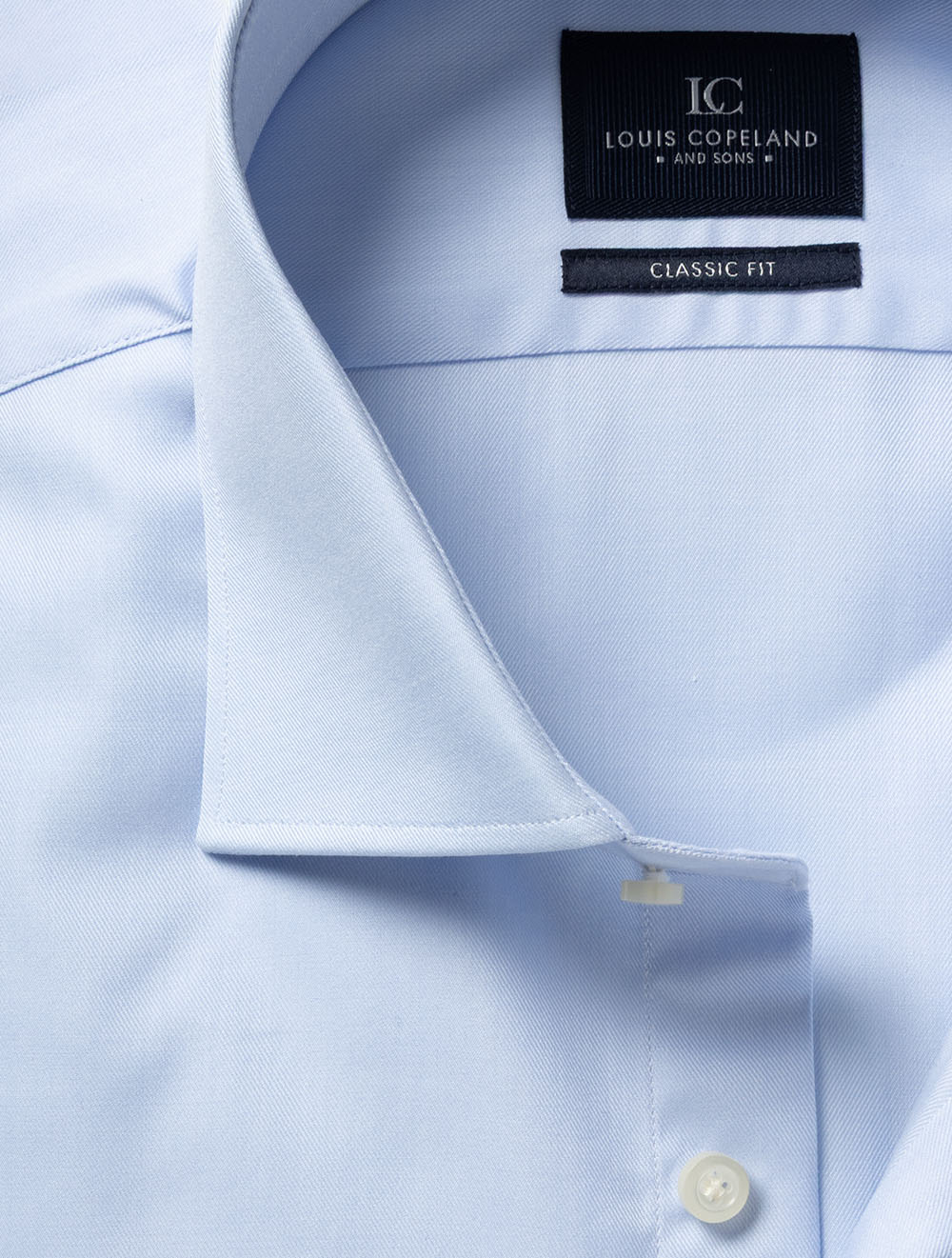 Classic Fit Plain Shirt Blue
