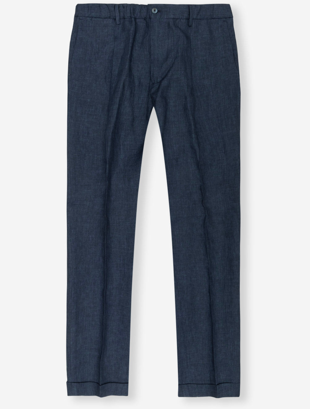 Linen Drawstring Trouser Blue