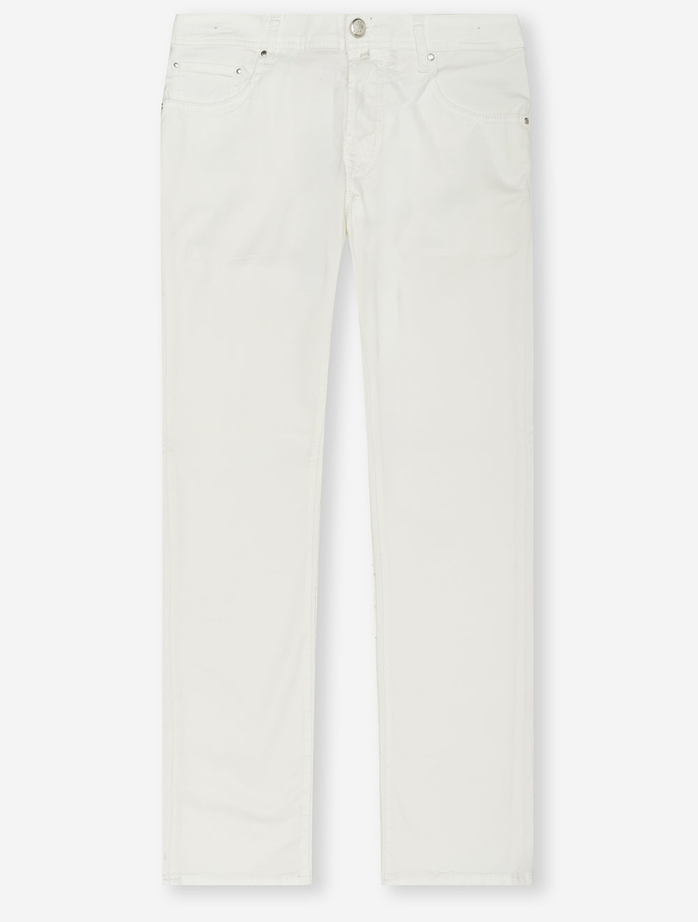 Jean slim 5 poches blanc optique