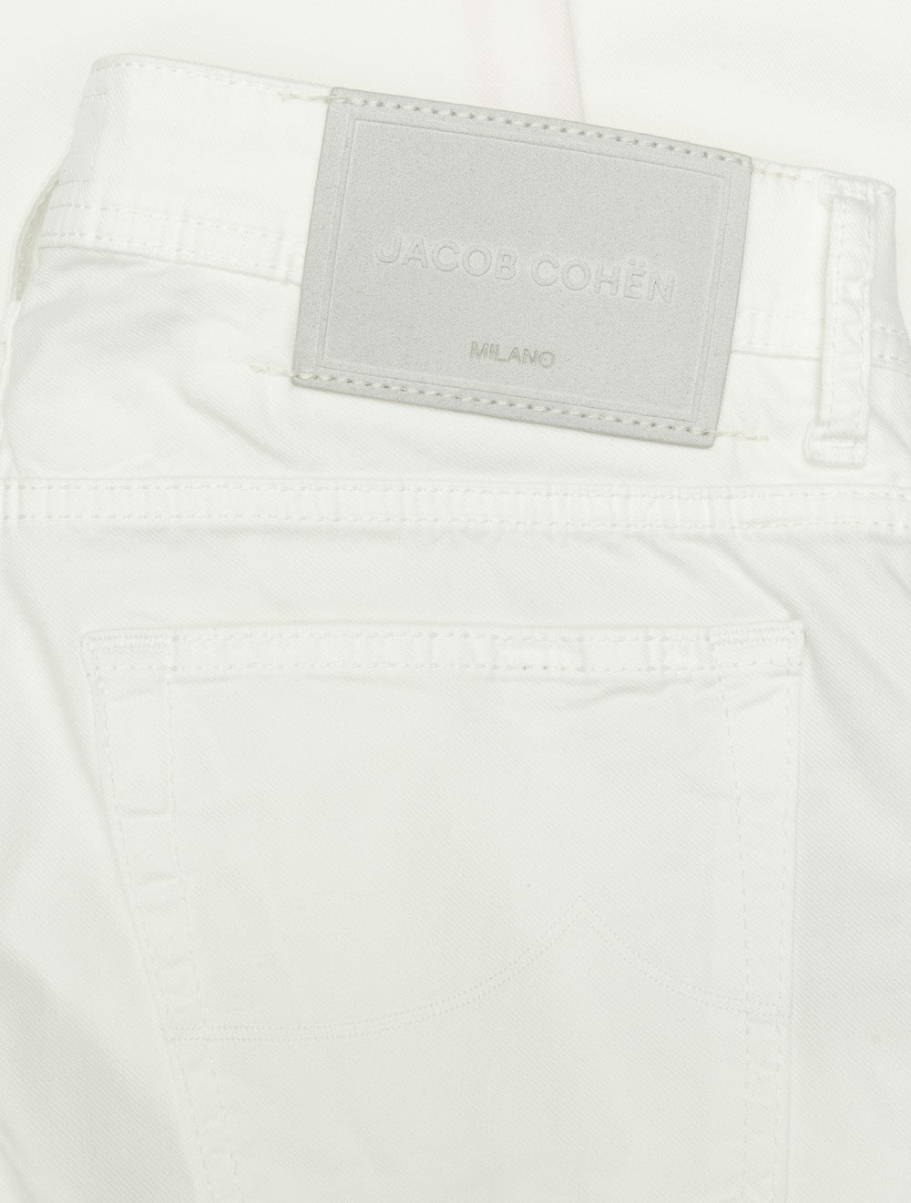 Jean slim 5 poches blanc optique