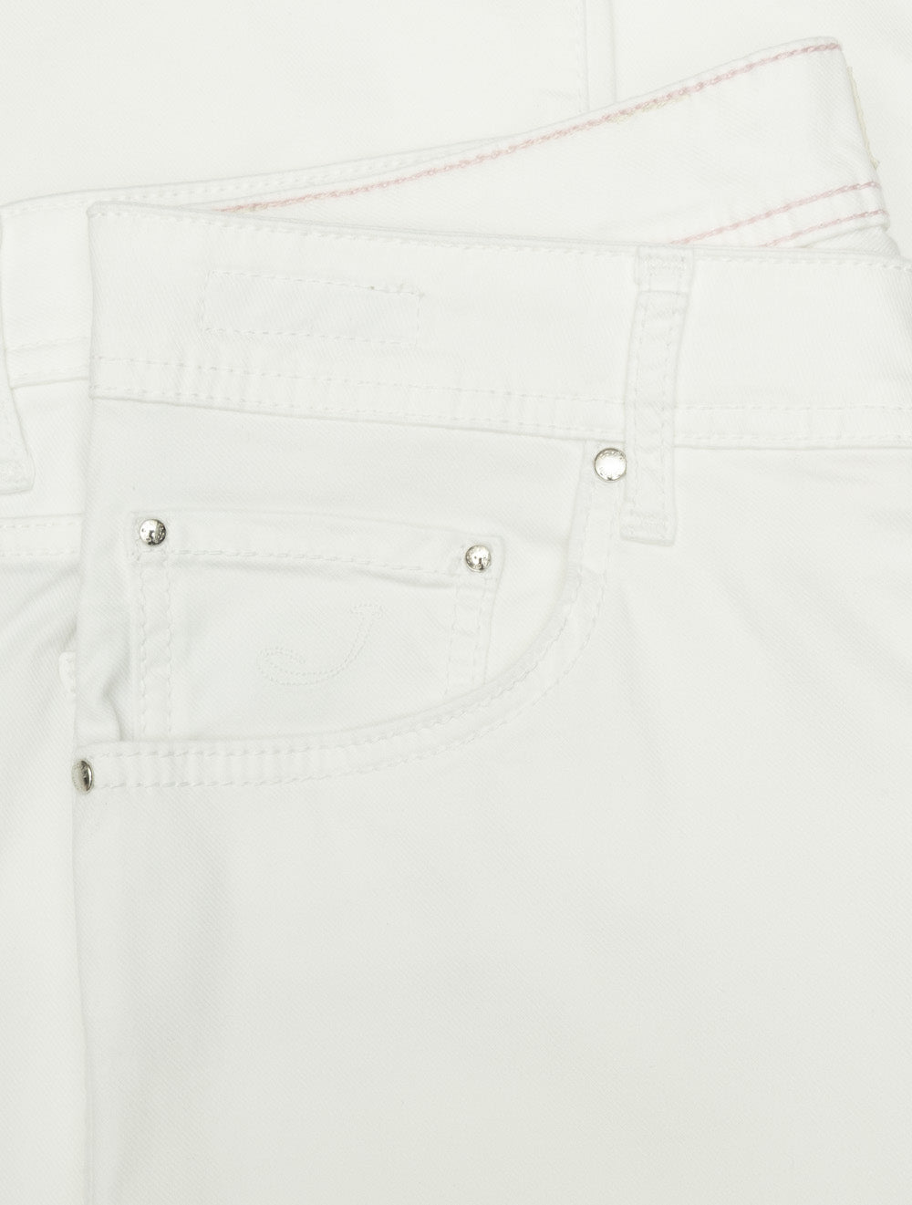 Jean slim 5 poches blanc optique
