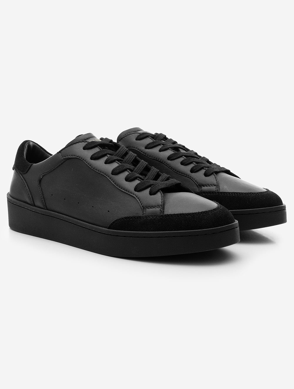 Leather Sneaker Black