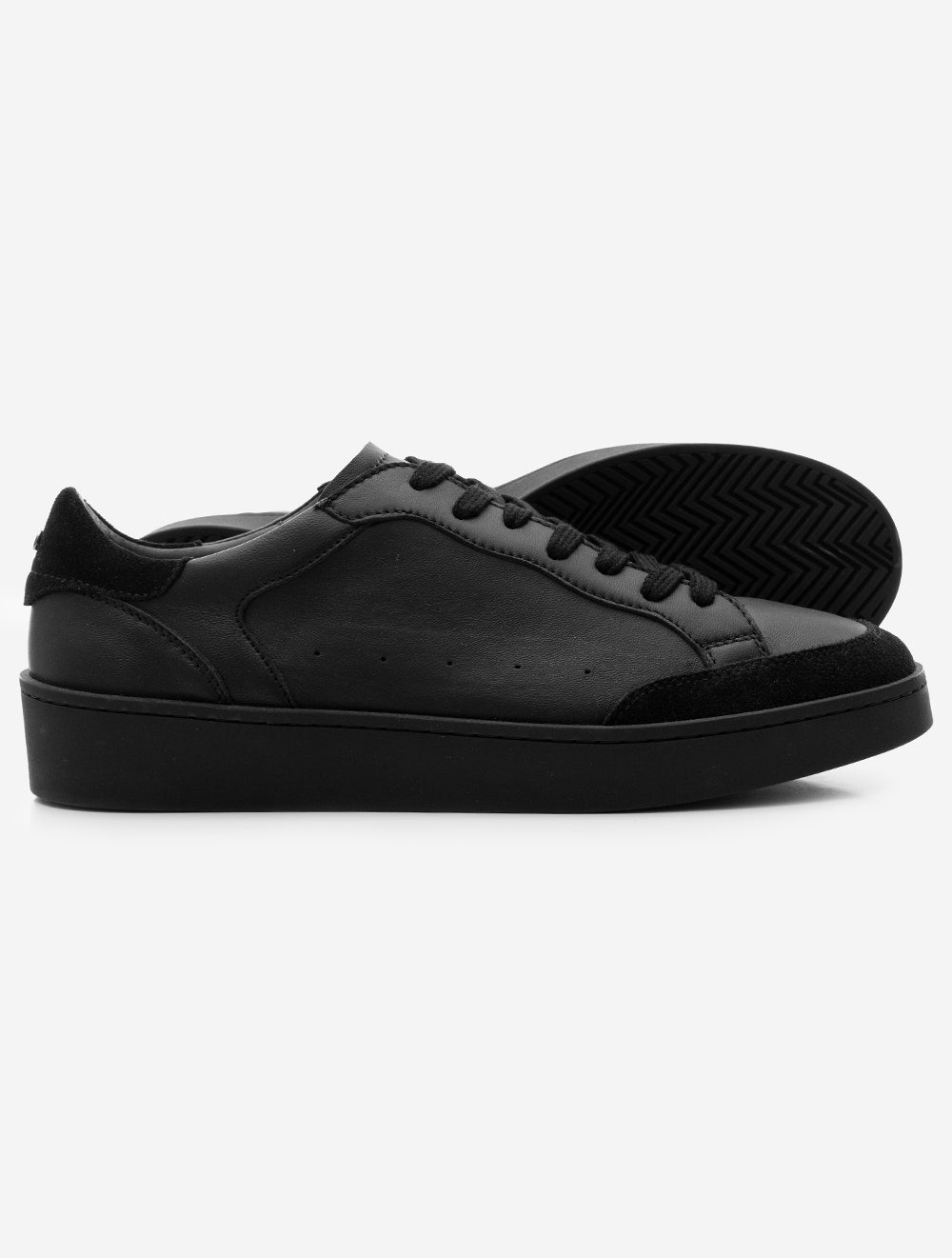 Leather Sneaker Black