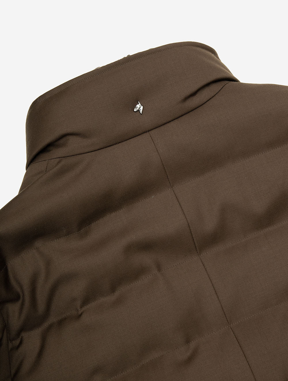 Long Padded Coat Brown