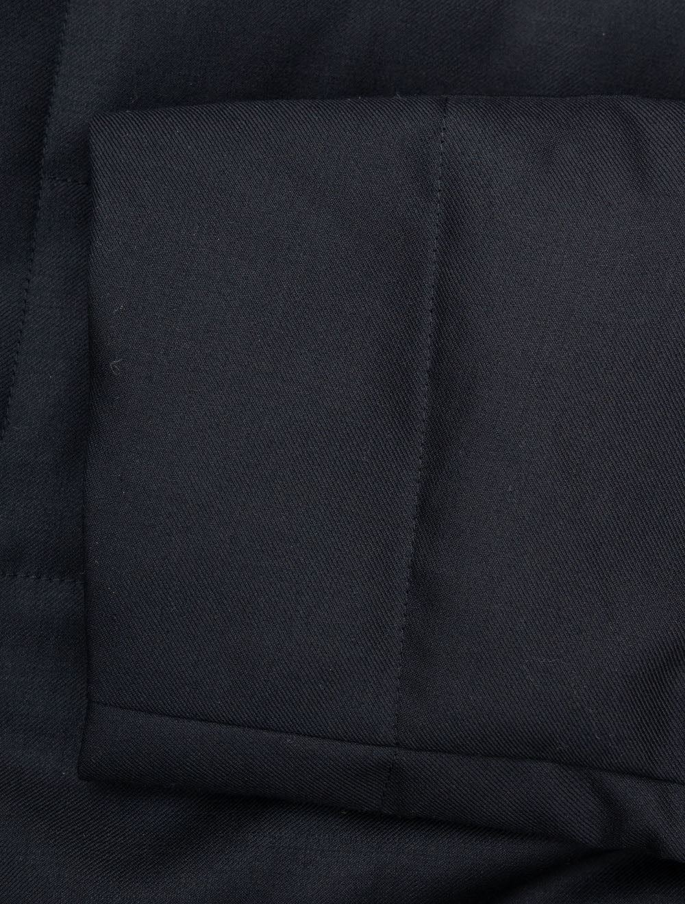 Long Padded Coat Navy