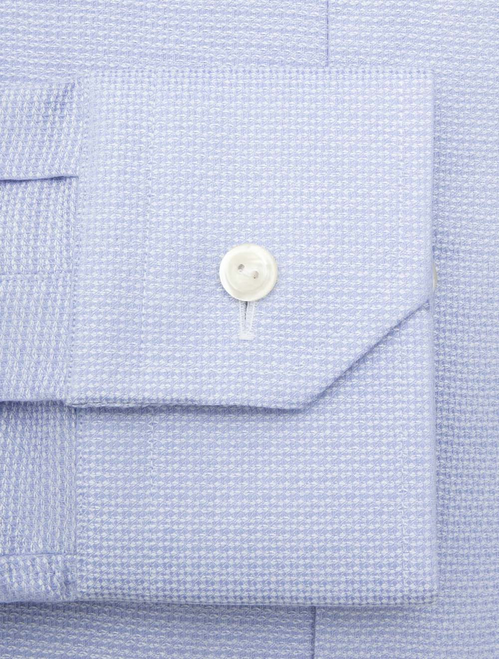 Slim Pattern Shirt Blue