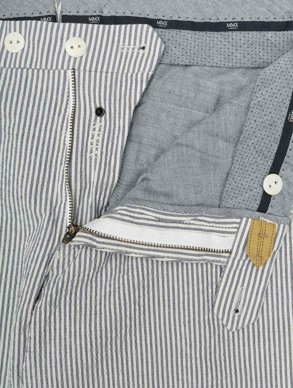Pegasus Seersucker Shorts Blue