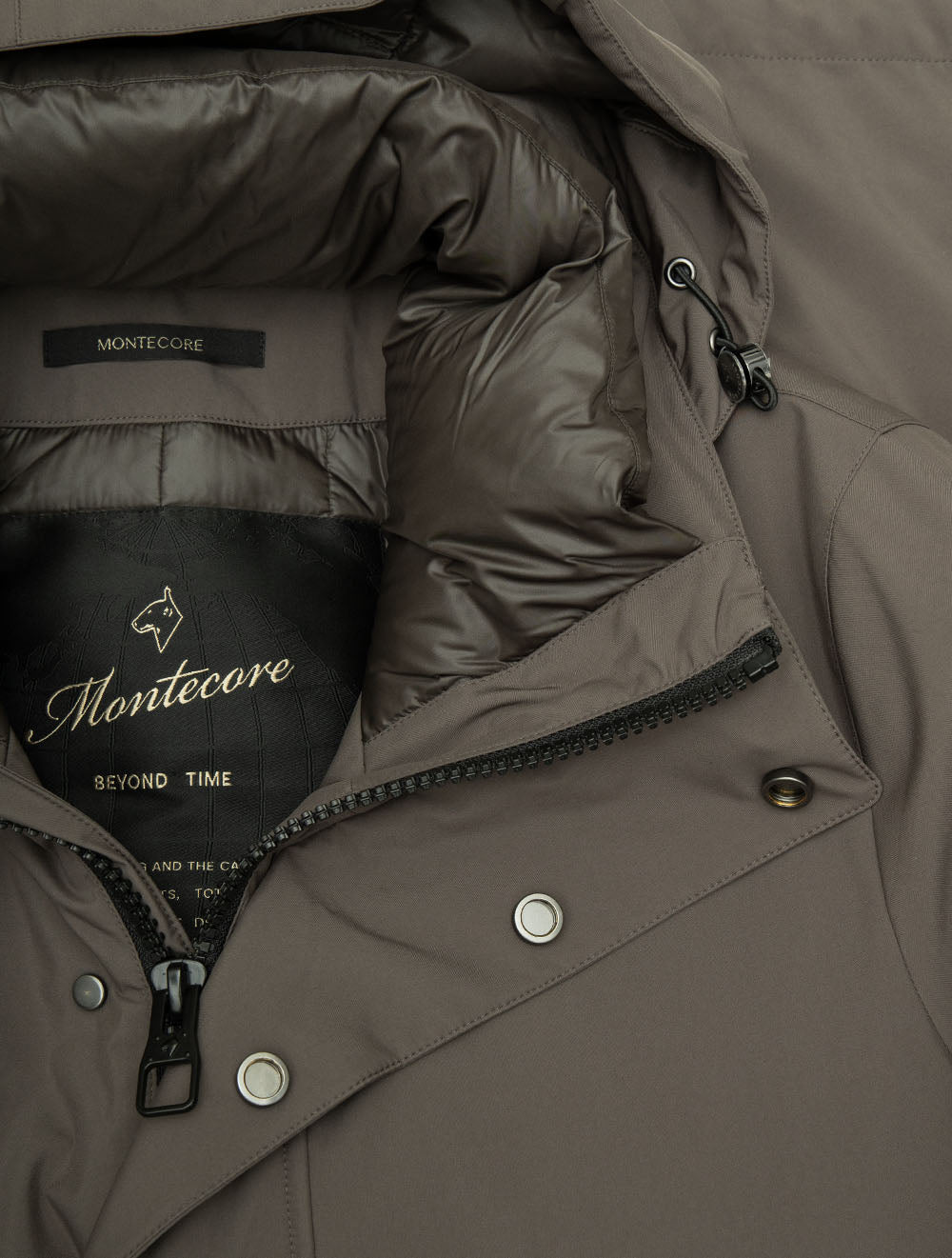 Down Coat Grey
