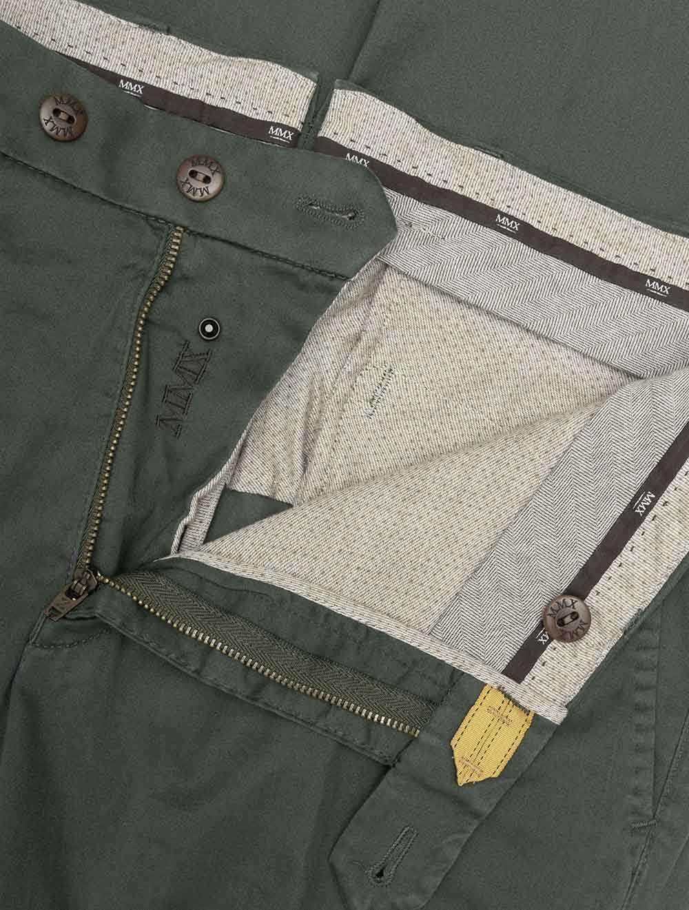 Sea Island Cotton Chino Green