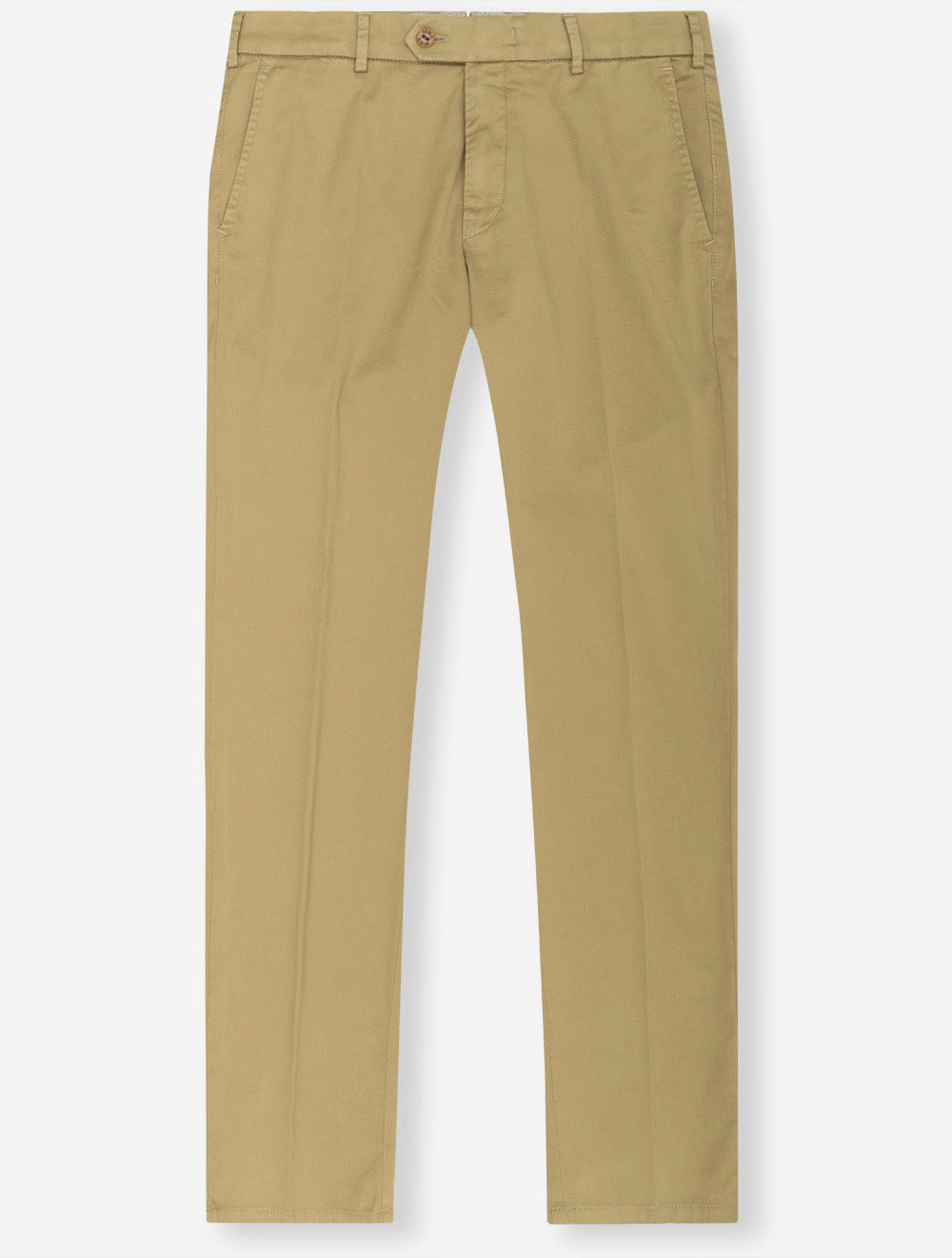 Sea Island Cotton Chino Dark Beige