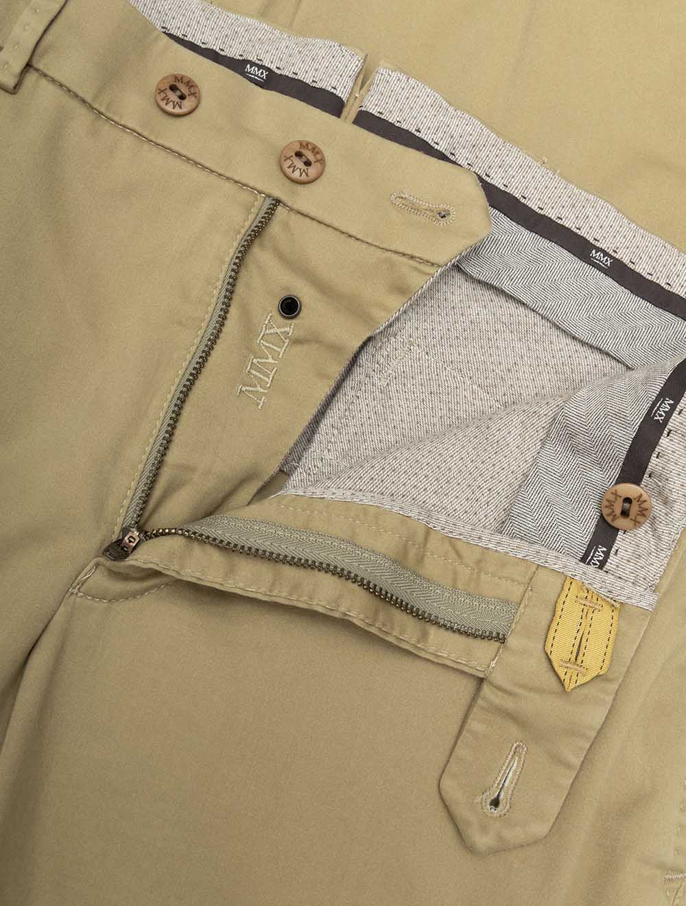 Sea Island Cotton Chino Dark Beige