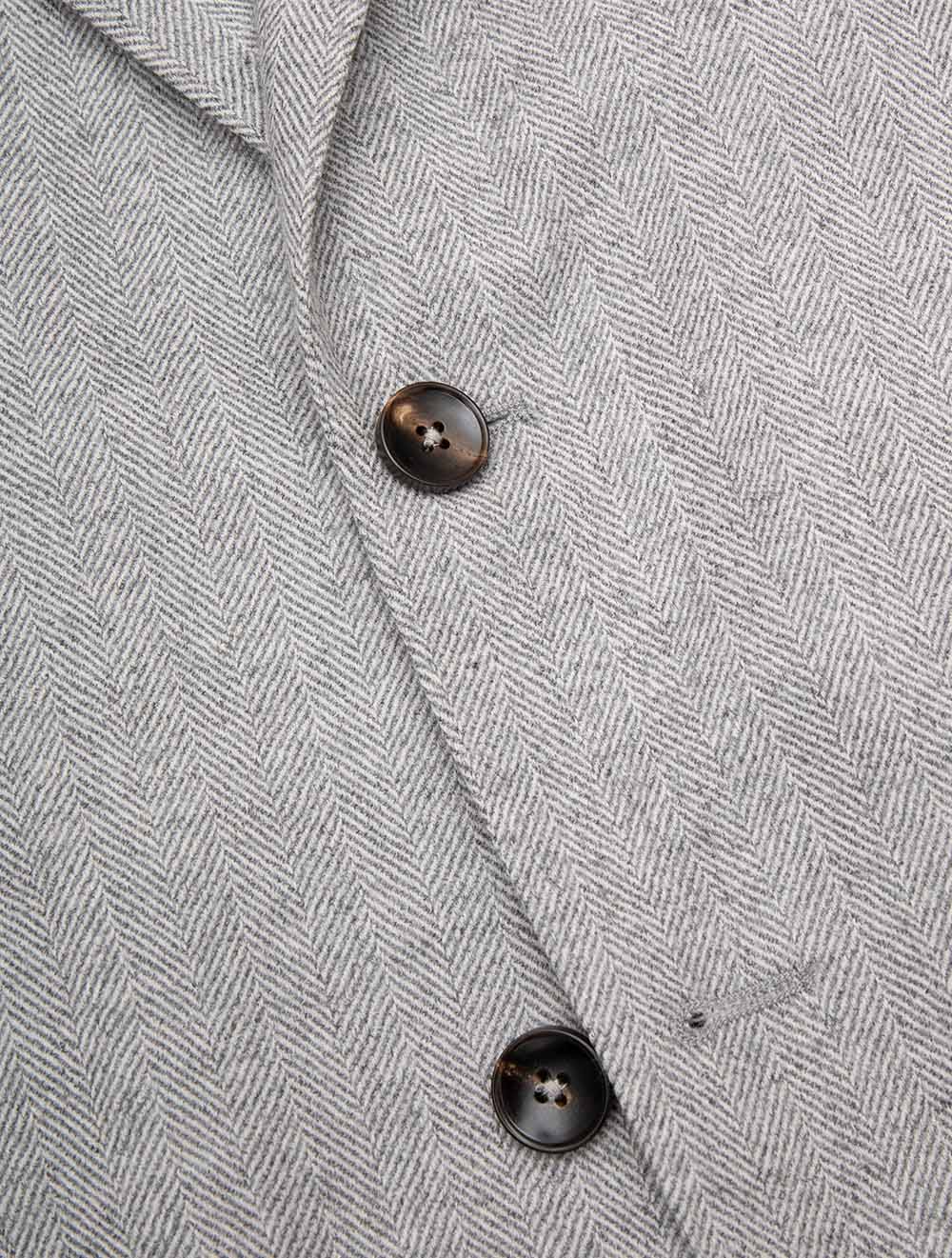 Herringbone Scooter Jacket Grey