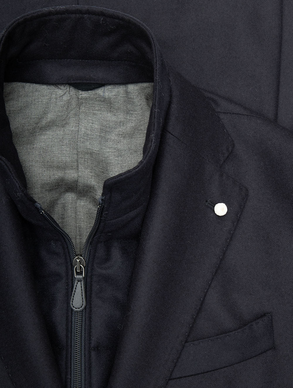 Plain Scooter Jacket Navy