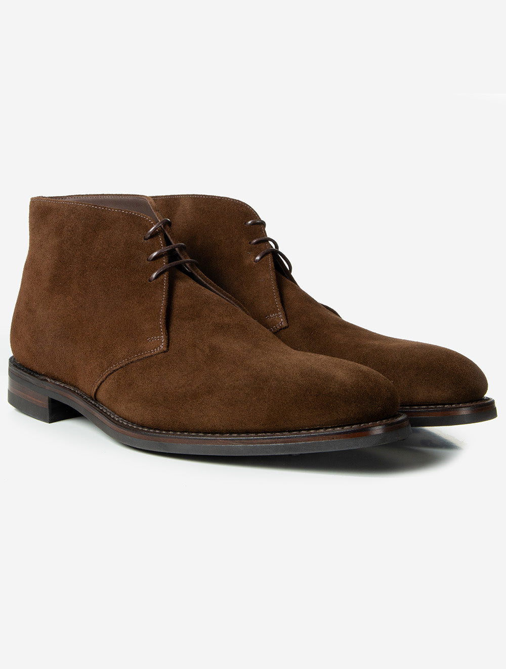 Loake Pimlico Suede Chukka Boot-Brown