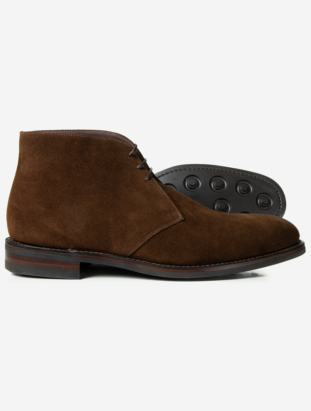 Loake Pimlico Suede Chukka Boot-Brown