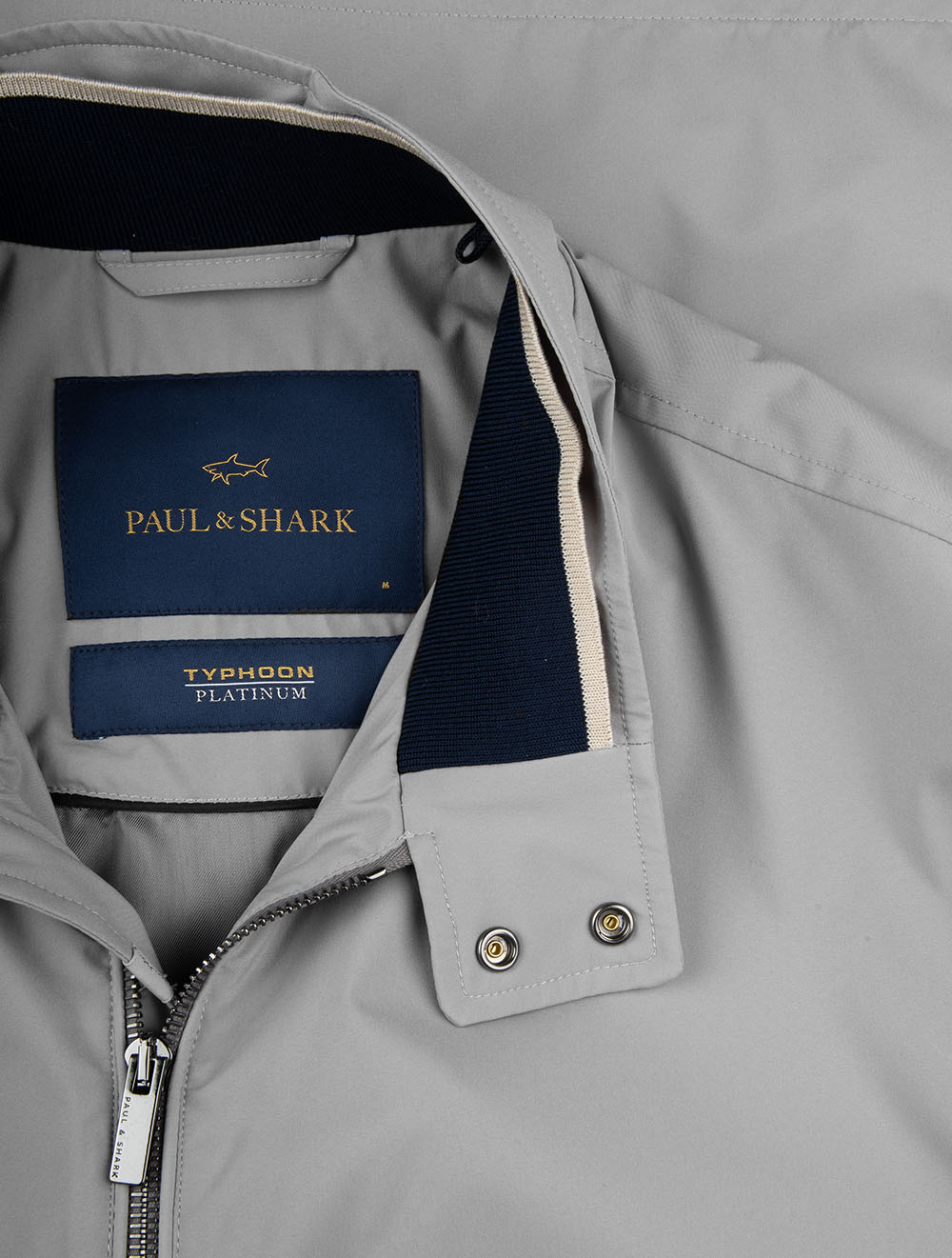 Paul & Shark Field Jacket Typhoon Platinum Grey | Men's Jackets at