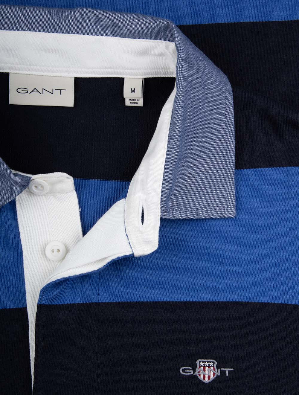 Regular Fit Chambray Stripe Heavy Rugger Royal Blue