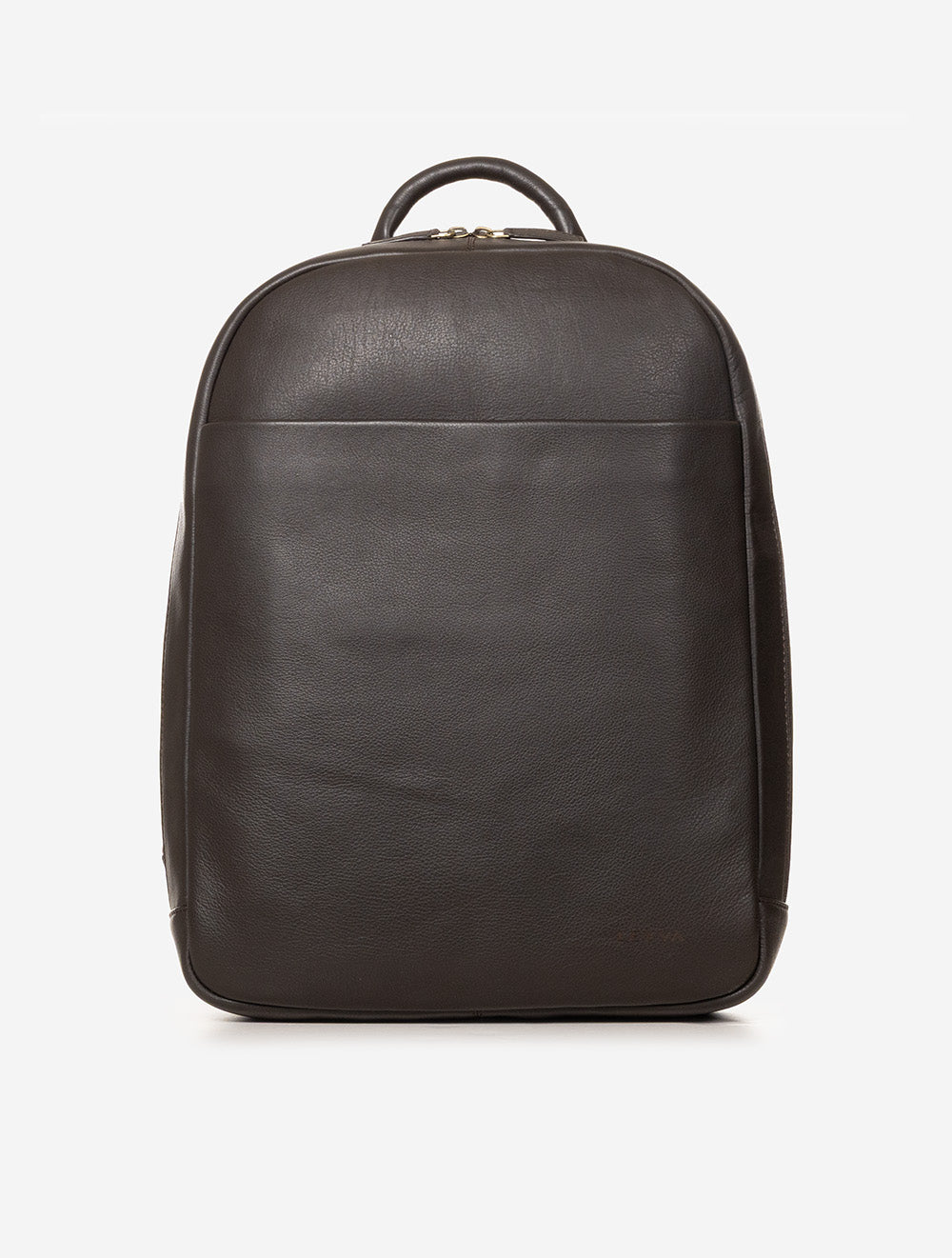 Sac à dos en cuir Leyva Terra - Marron