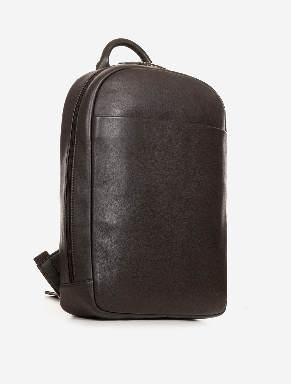 Sac à dos en cuir Leyva Terra - Marron
