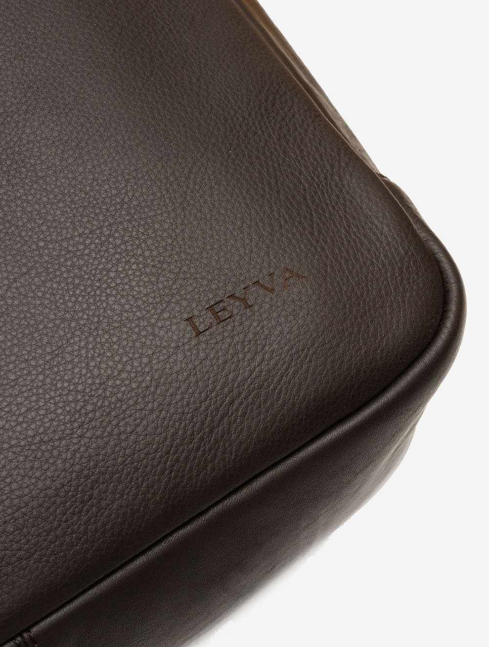 Sac à dos en cuir Leyva Terra - Marron