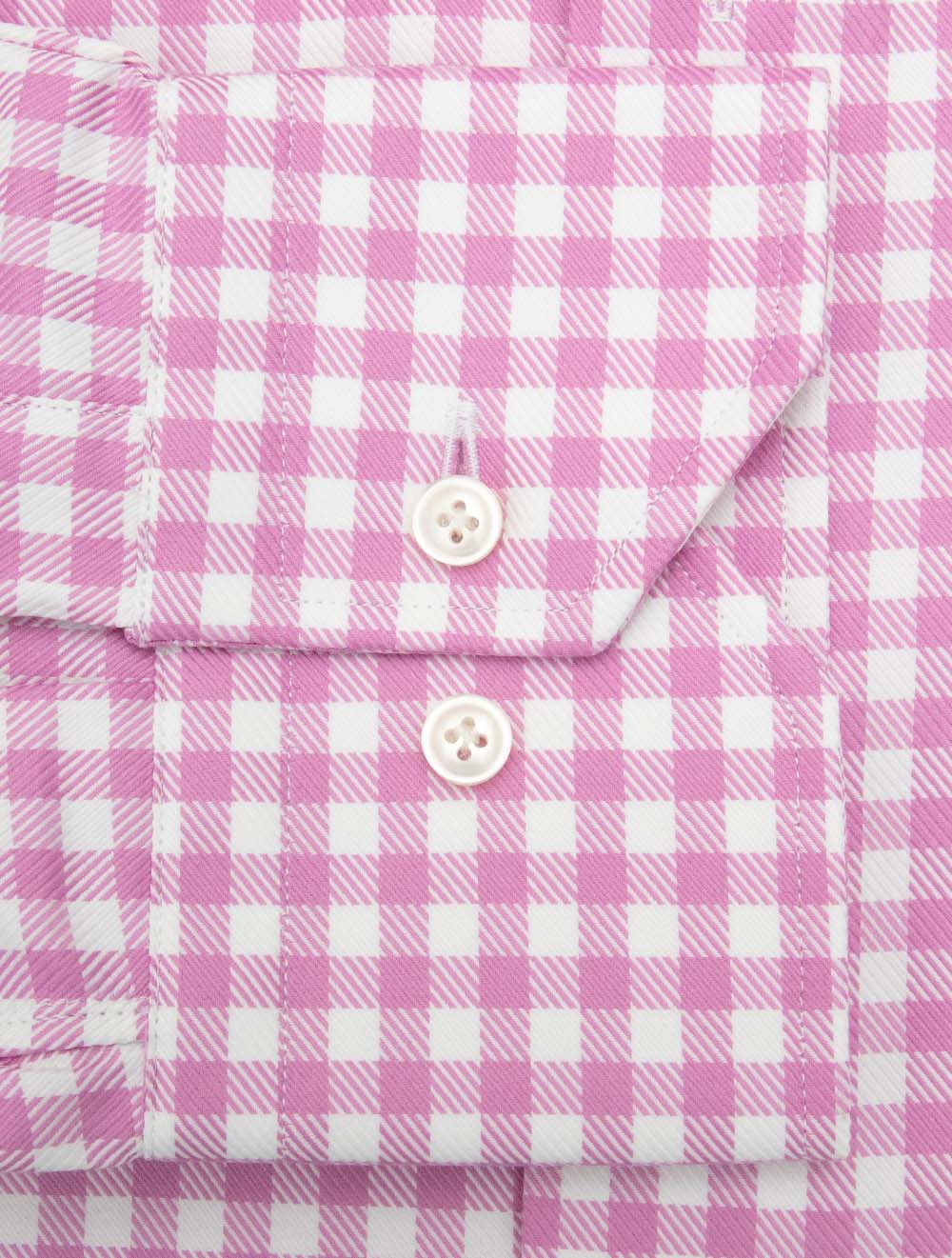 Classic Gingham Check Shirt Pink