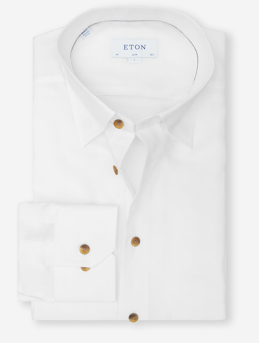 Light Weight Flannel Shirt White