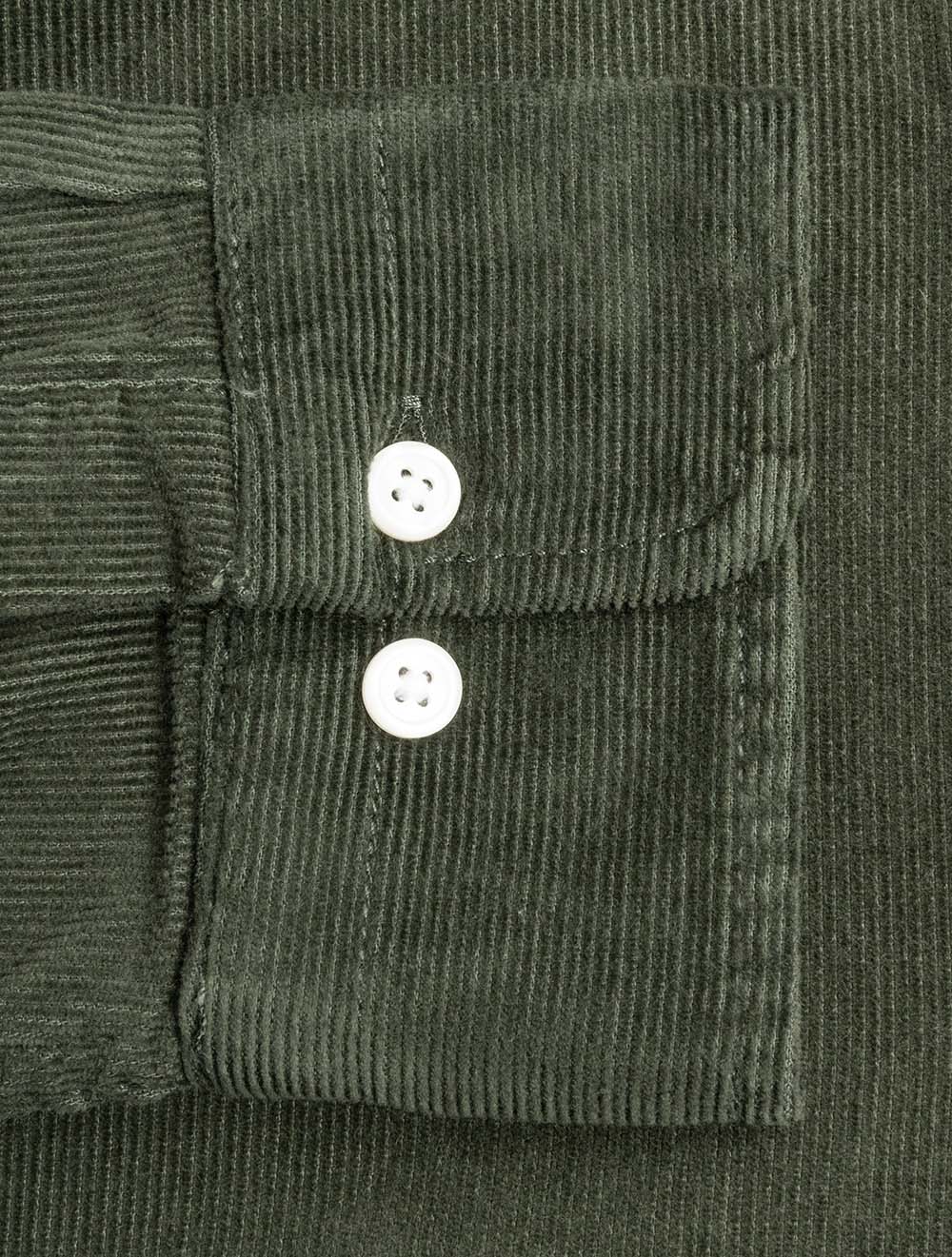 Regular Corduroy Shirt Country Green