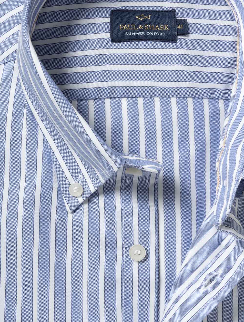 Summer Oxford BD Shirt Blue Stripe
