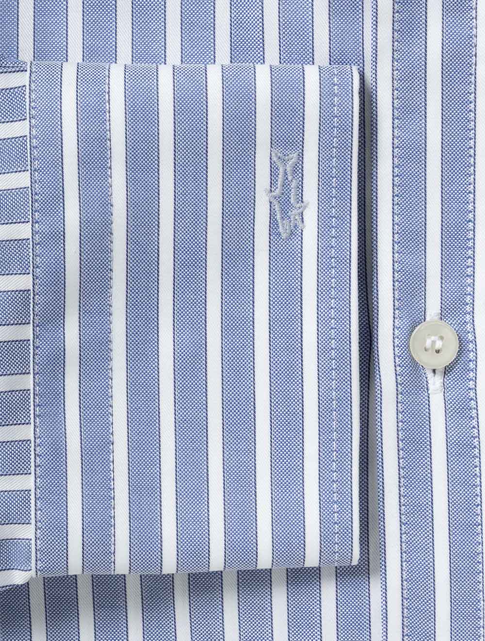 Summer Oxford BD Shirt Blue Stripe