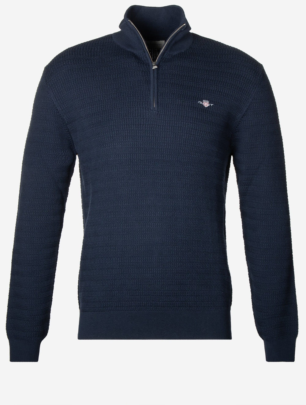 Mini Cable Half Zip Jumper Evening Blue