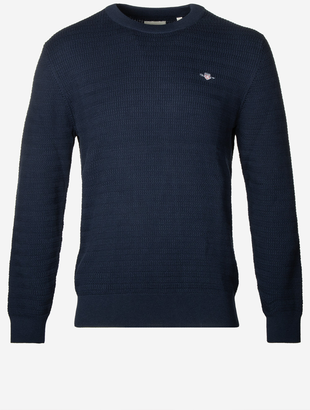 Mini Cable Crew Neck Jumper Evening Blue