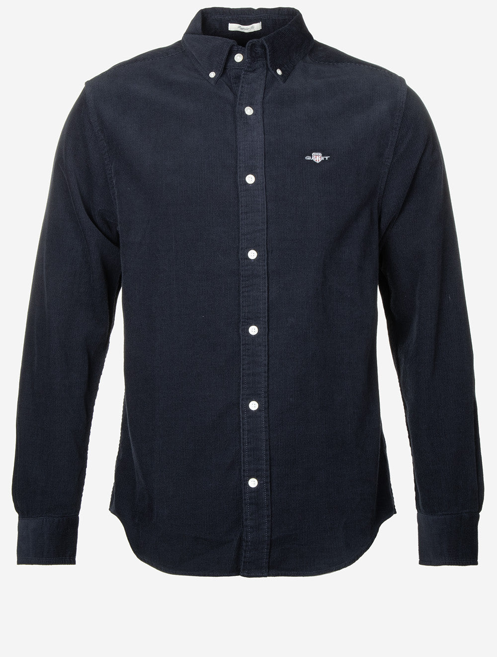 Regular Fit Corduroy Shirt Evening Blue