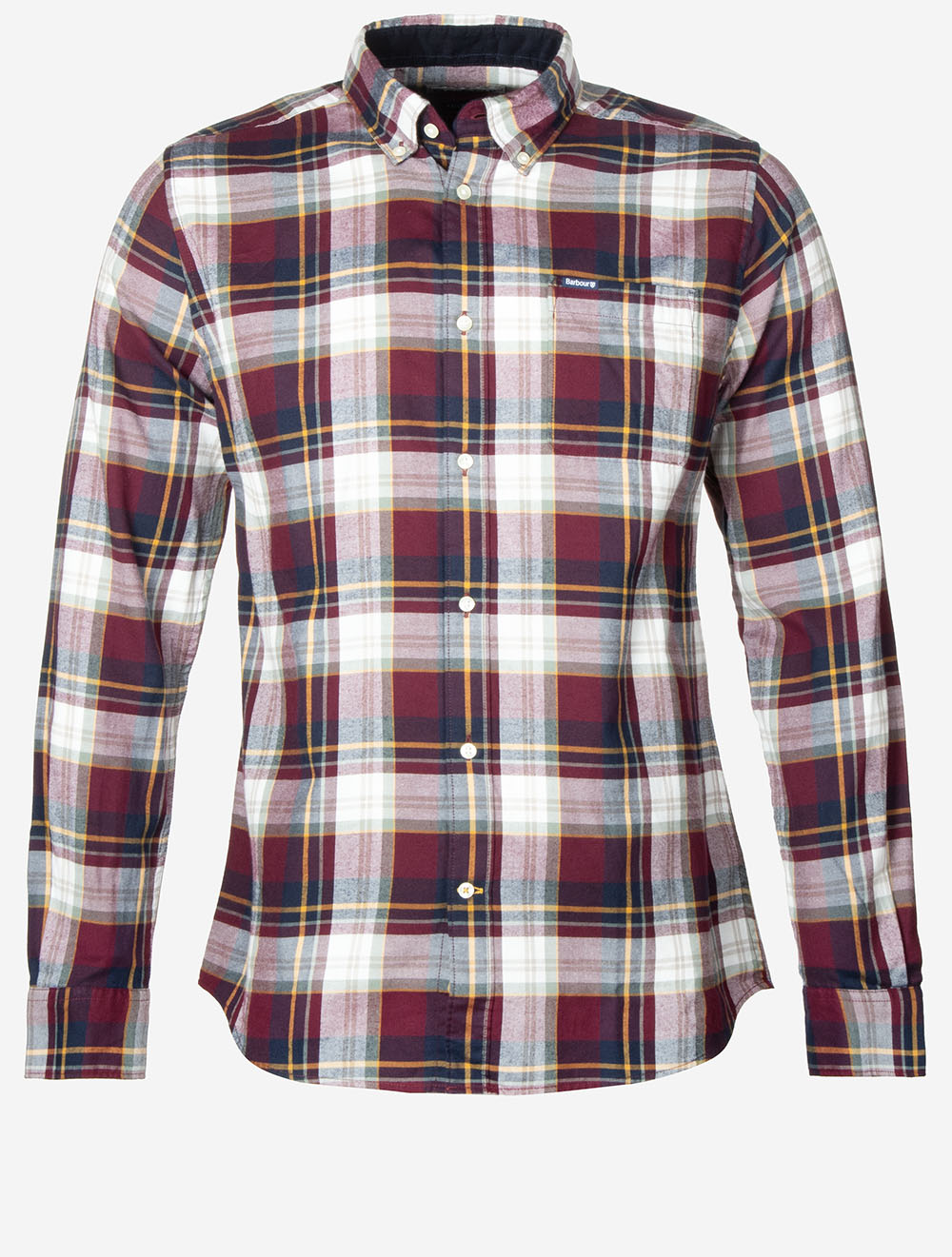 Crossfell Tailored Check Shirt Merlot