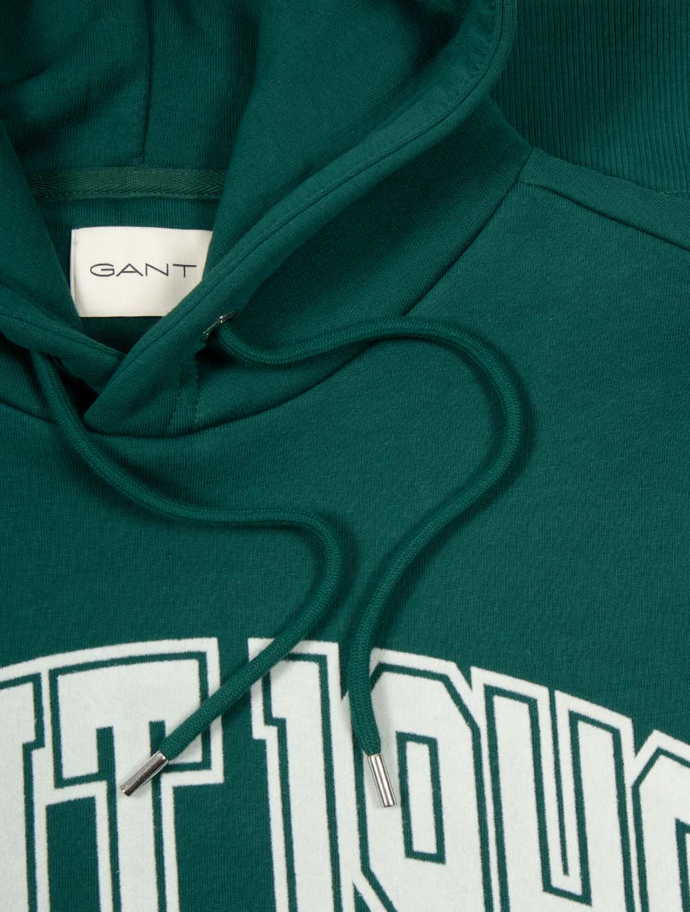 Graphic Hoodie Deep Forest Green