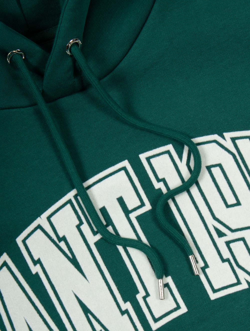 Graphic Hoodie Deep Forest Green
