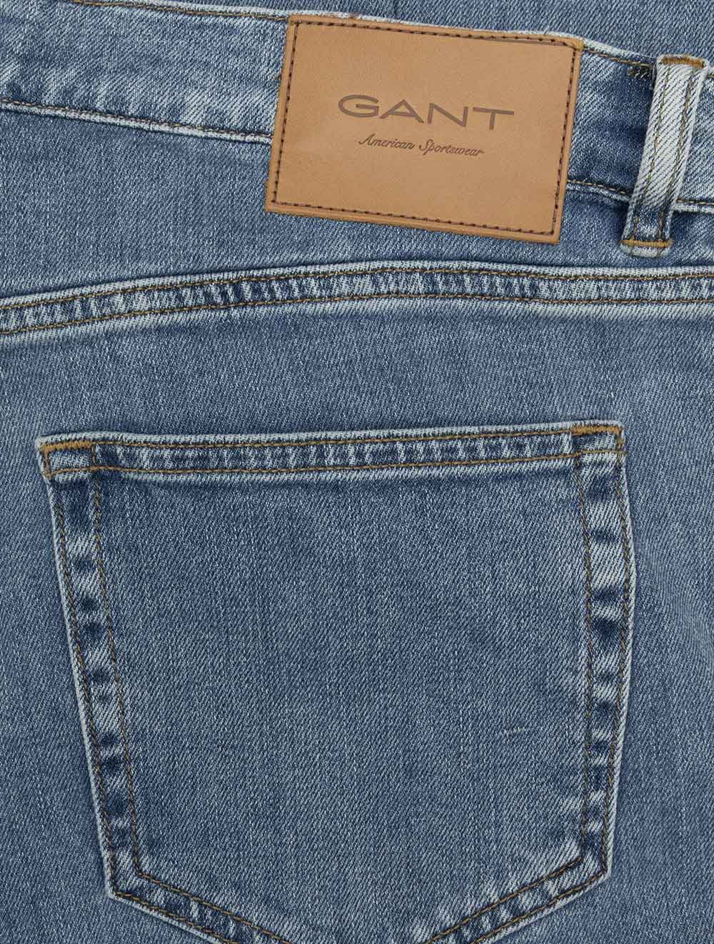 Slim Clean Wash Jeans Semi Light Blue