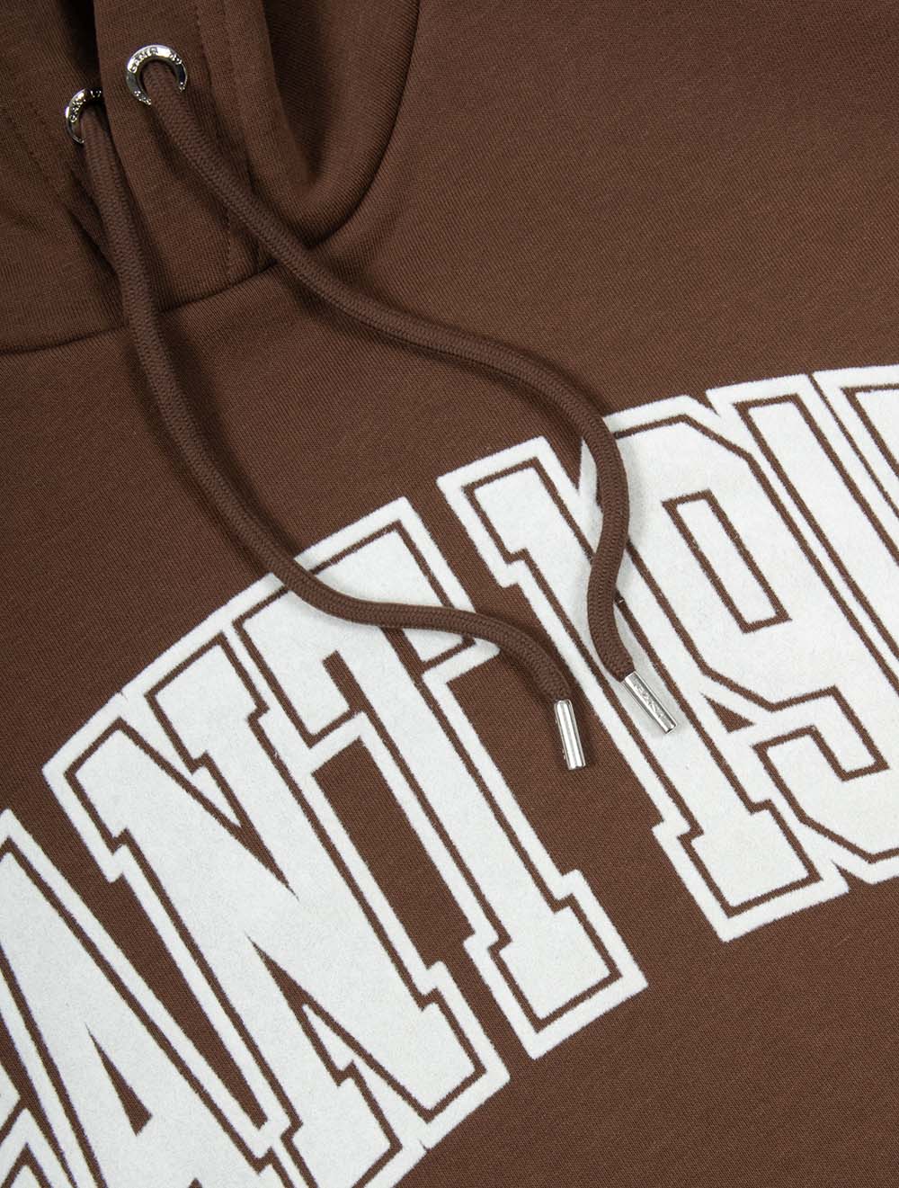 Graphic Hoodie Mahogany Brown