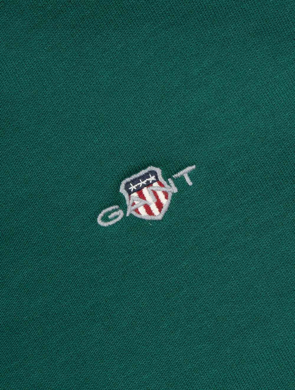 Regular Shield Half Zip Sweat Deep Forest Green