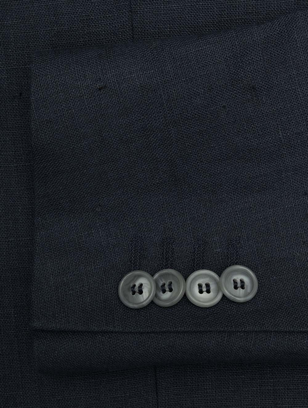 Half Lined Linen Jacket Navy