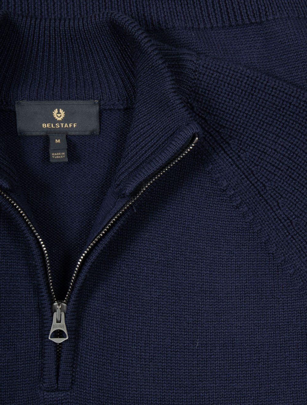 Aspect Quarter Zip Jumper Dark Ink