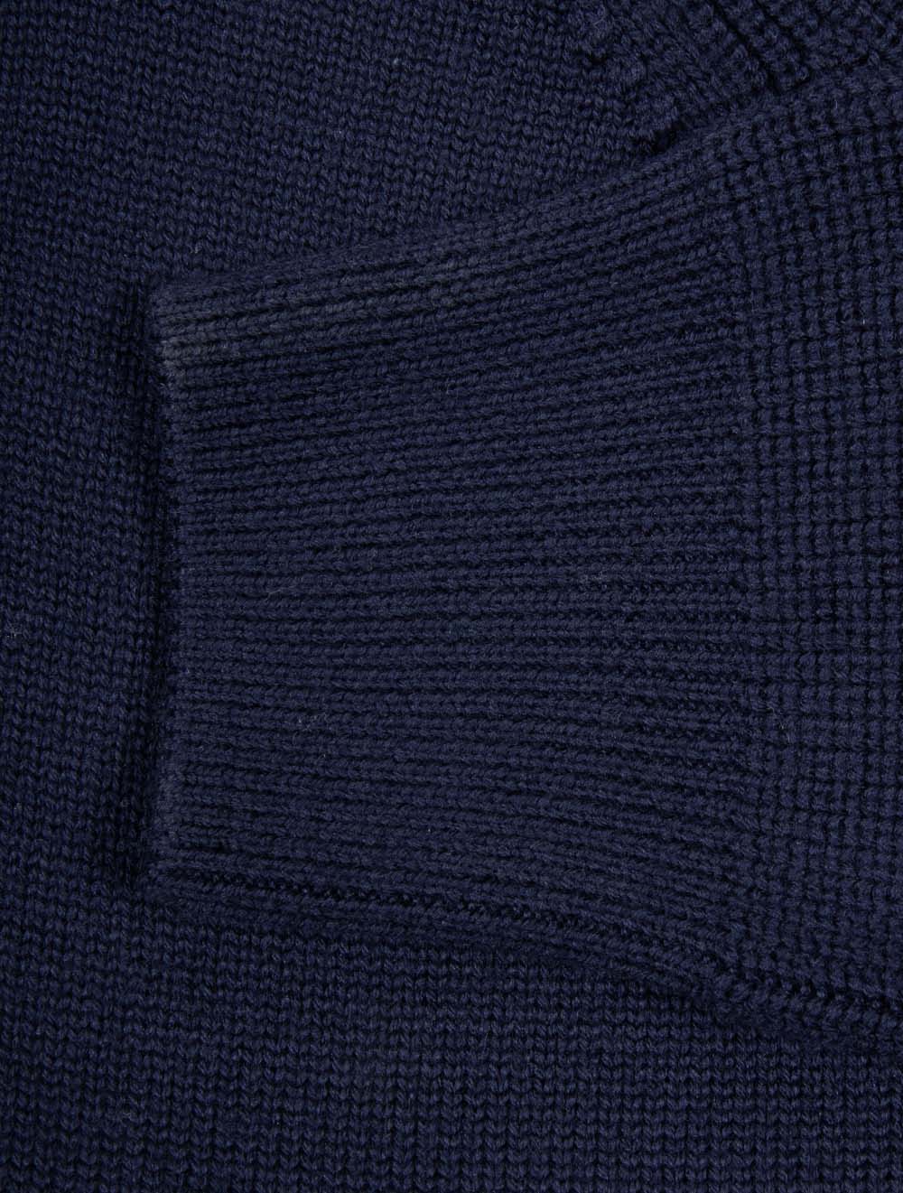 Aspect Quarter Zip Jumper Dark Ink