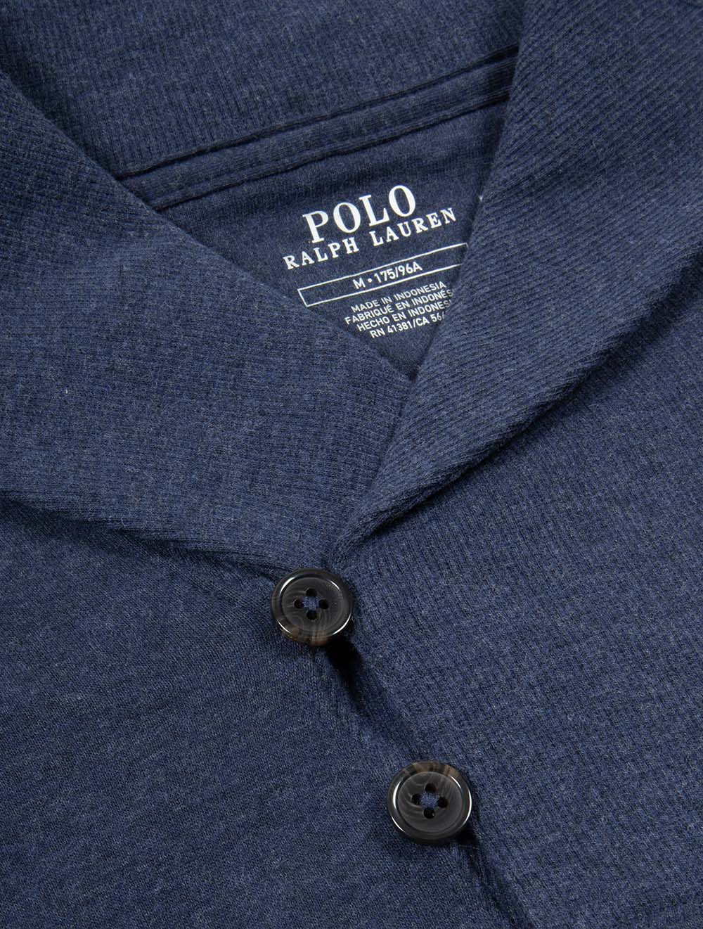Luxury Shawl Collar Pullover Navy