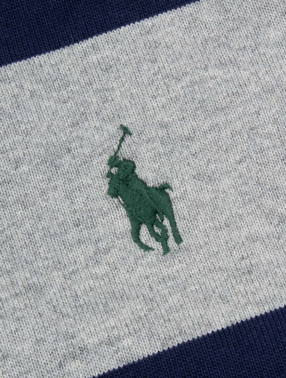 The Iconic Rugby Shirt Blue Grey