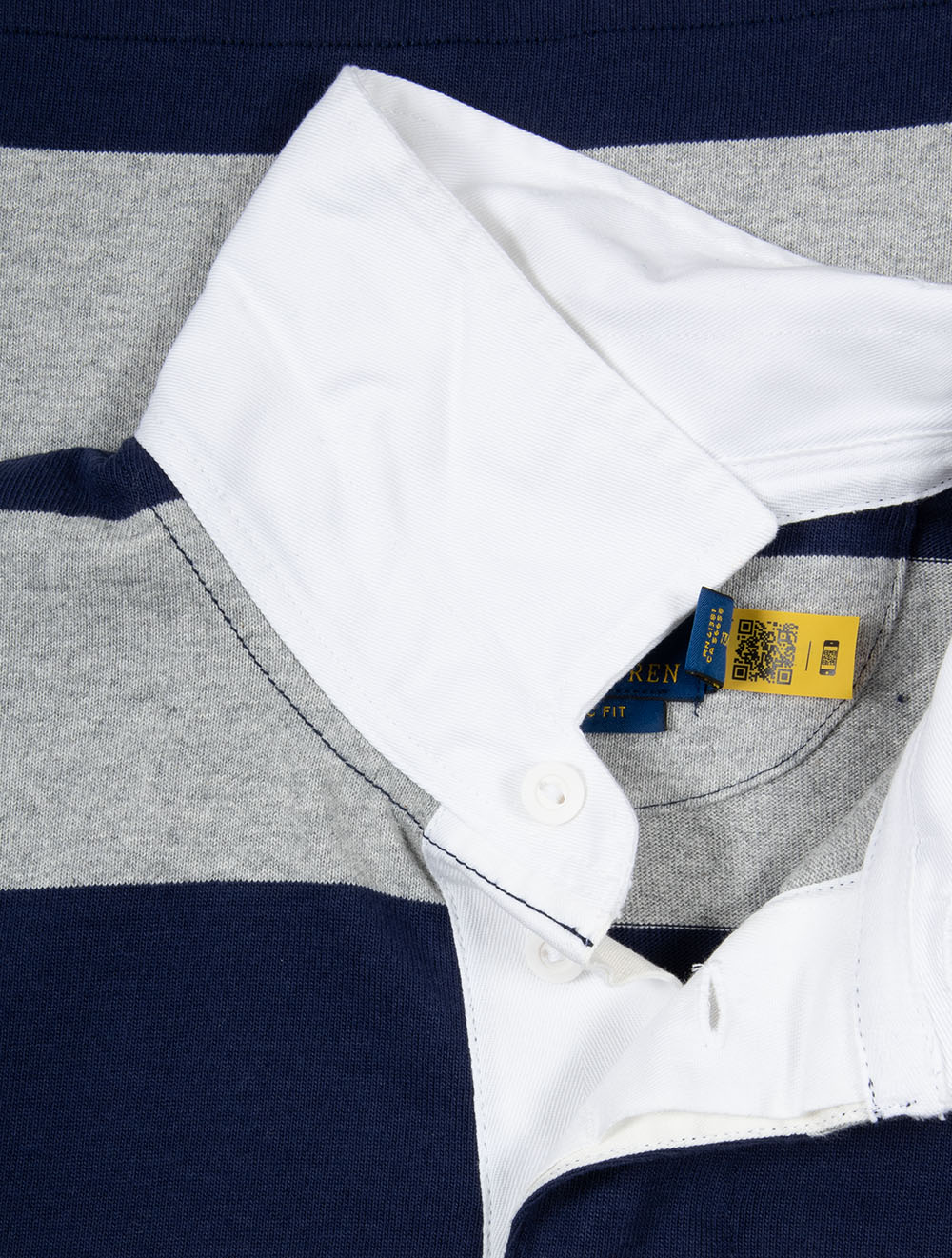 The Iconic Rugby Shirt Blue Grey