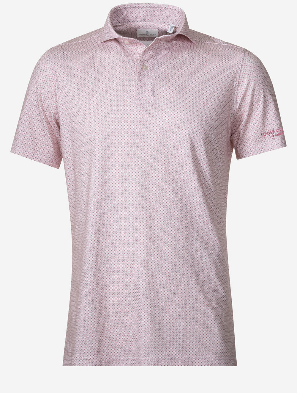 Mosaic Golf Polo Pink