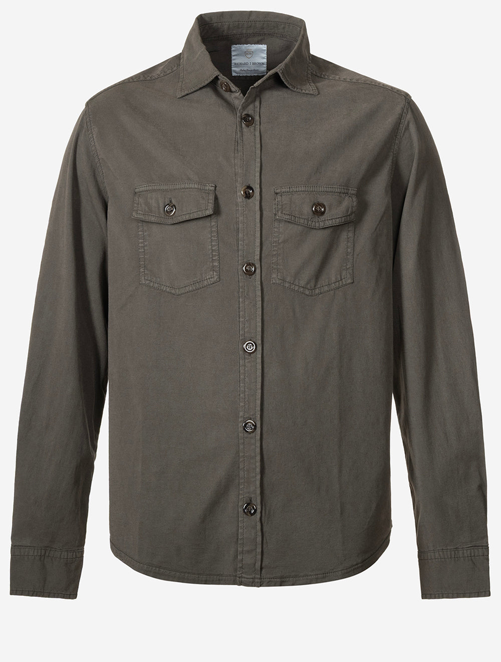 Washed Overshirt Brown