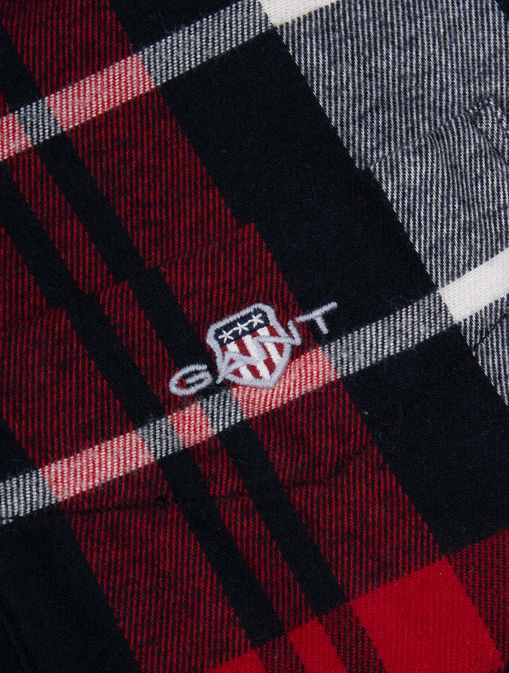 Regular Fit Flannel Check Shirt Ruby Red